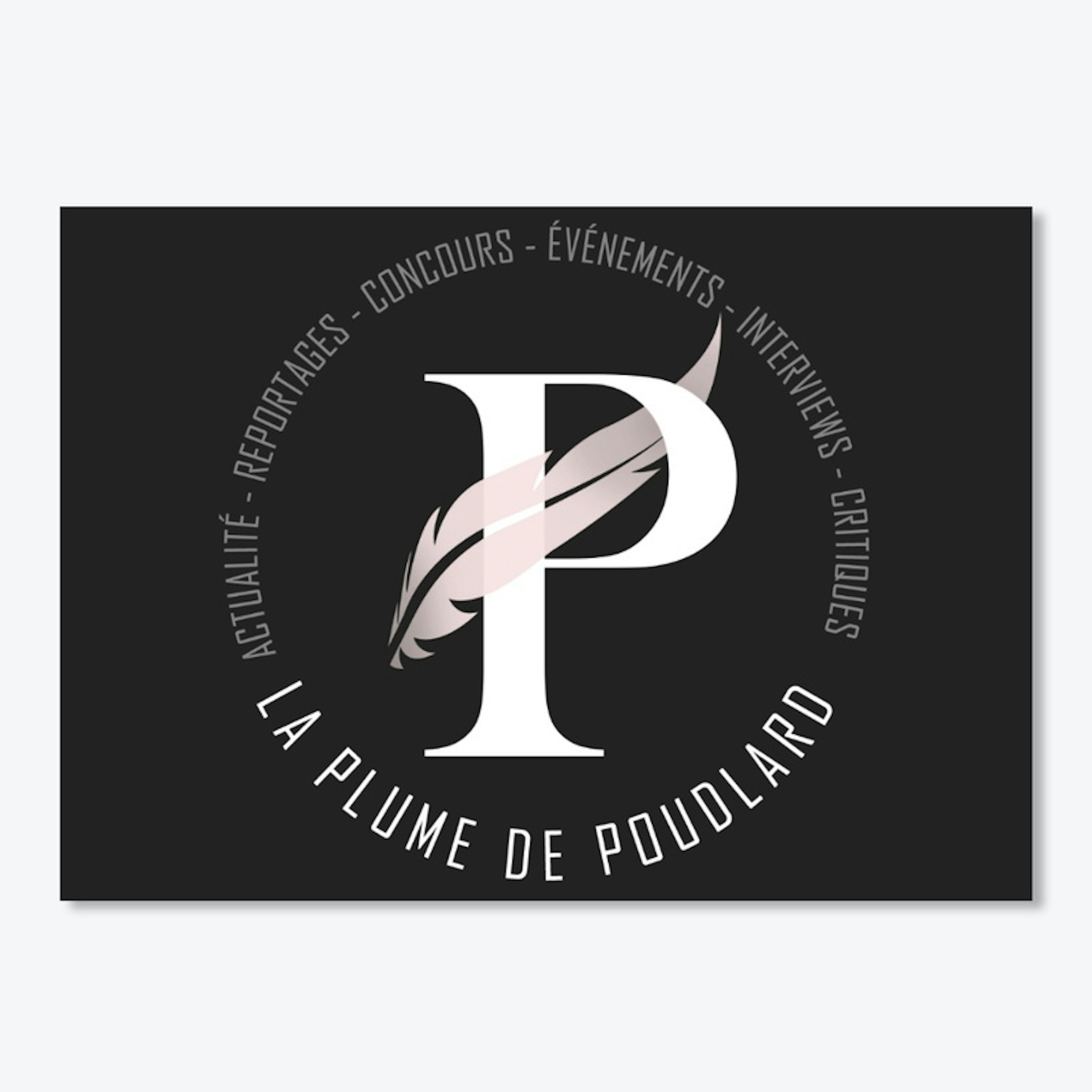 La Plume de Poudlard - circle logo